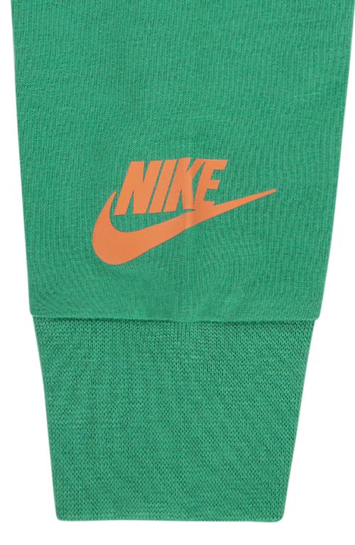 Nike Kids' Boxy Air Long Sleeve Graphic T-shirt In Green