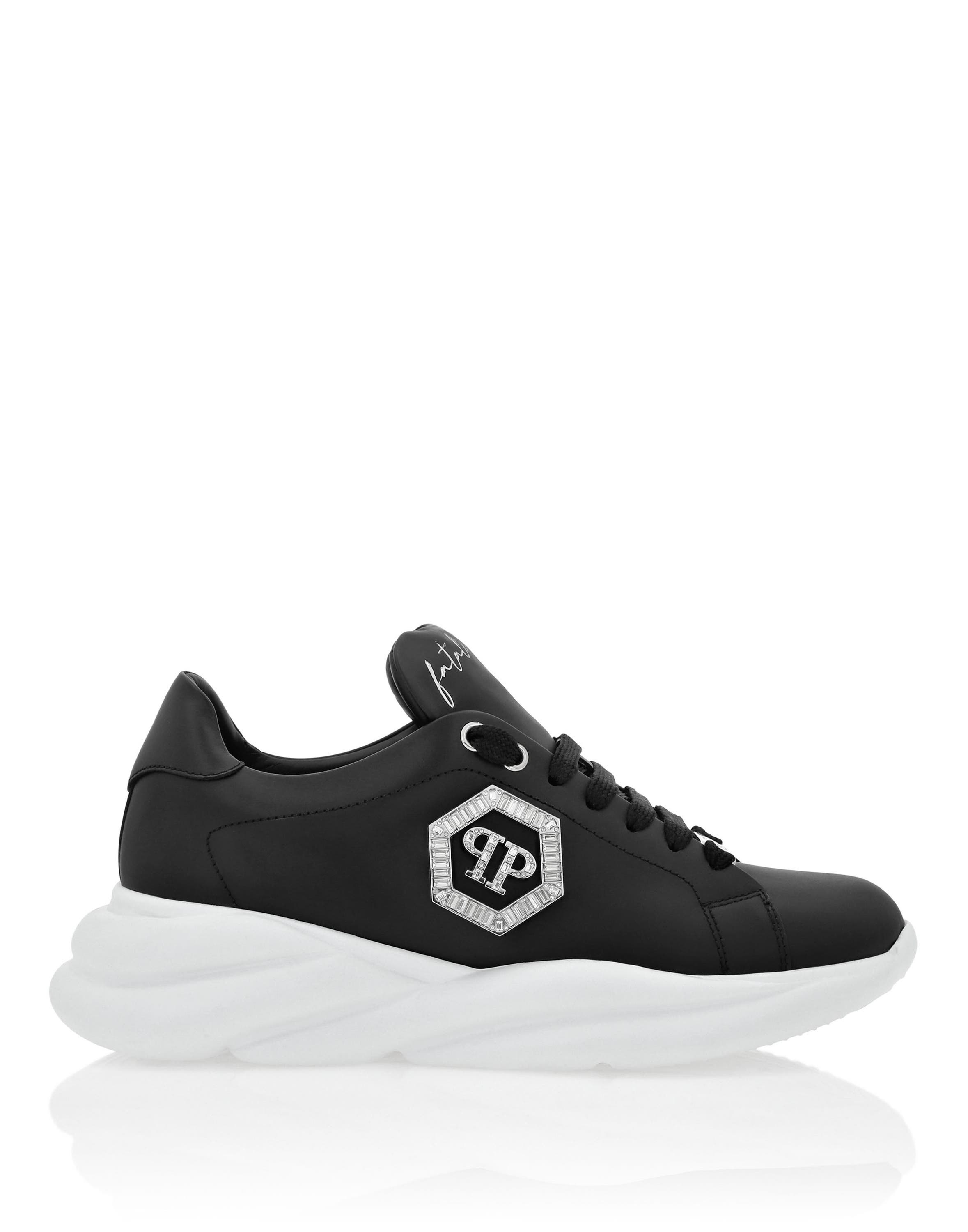 Nappa Leather Runner Crystal Fatale Women, Alternate, color, black