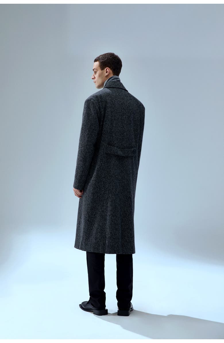 PCFG Wool & Cashmere Blend Your *Itch Wool Long Overcoat, Alternate, color, Black