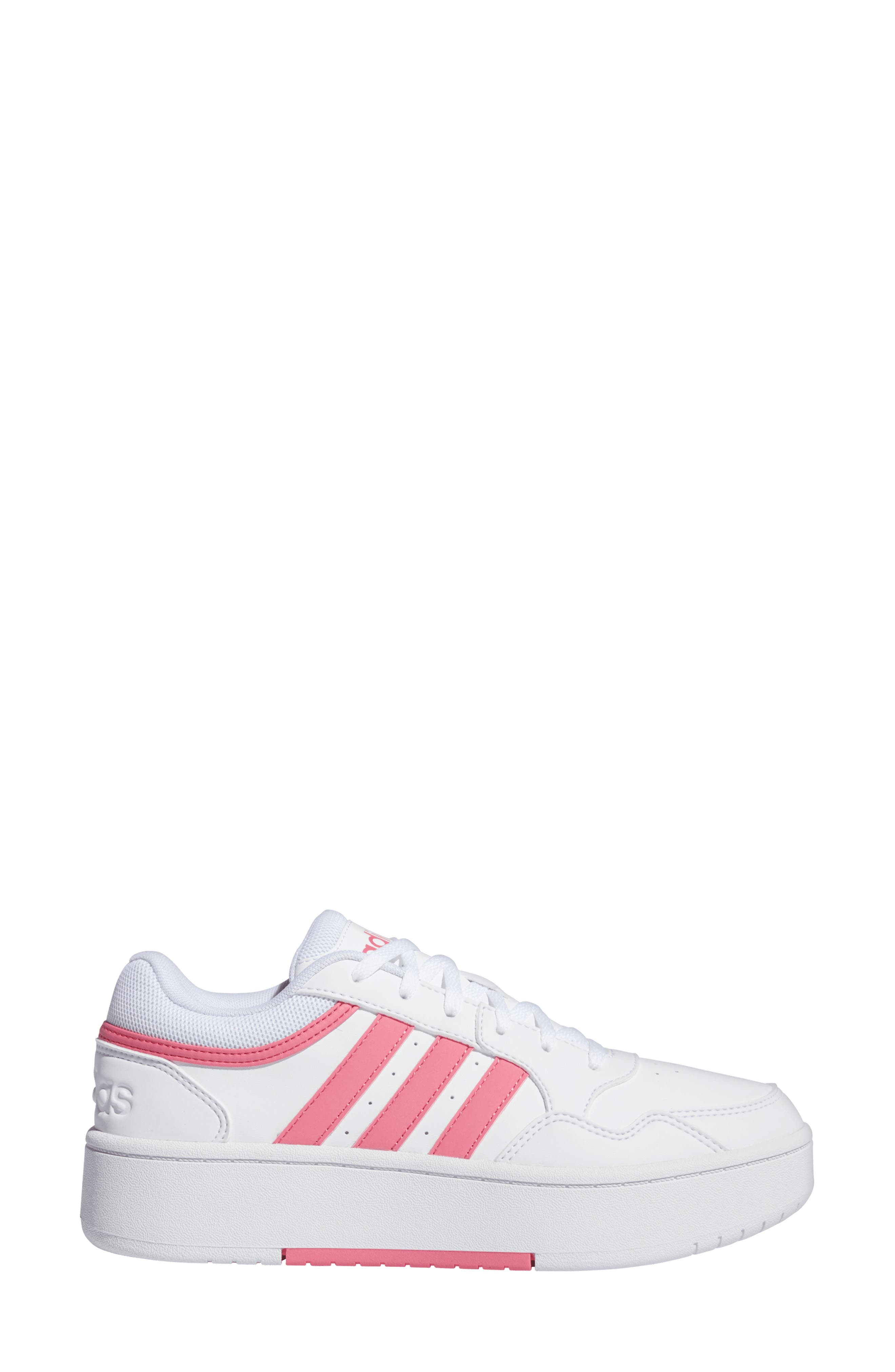 Hoops 3.0 Sneaker, Alternate, color, WHITE/PINK