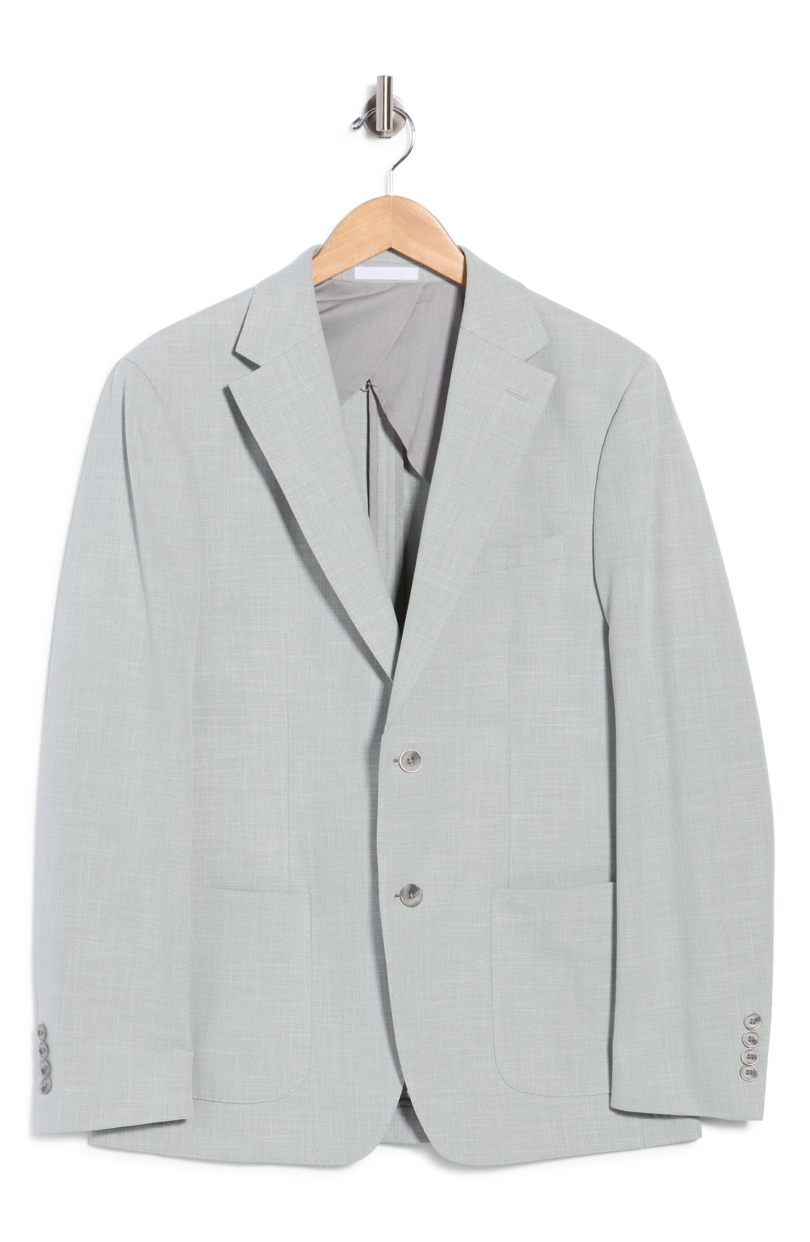 Single Breasted Notch Lapel Sport Coat