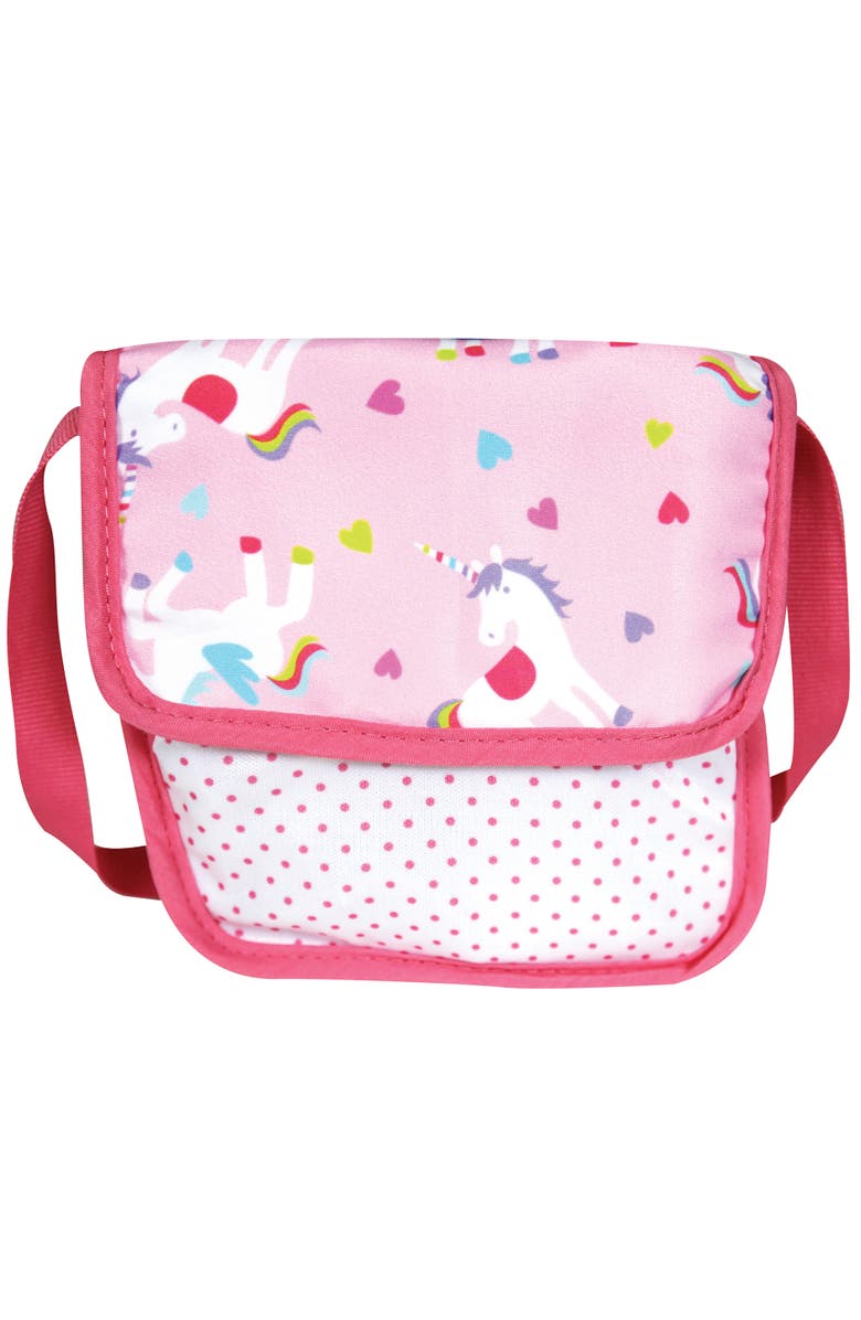 Lissi 11 Inch Bath Baby Doll Set, Pink Purple Unicorn Outfit & Hat, Accessories, Alternate, color, Multicolored