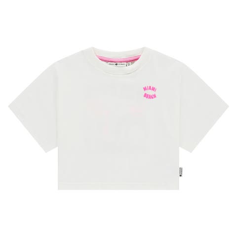 Beach Theme Graphic Crop Top (Toddler, Little Kid & Big Kid)