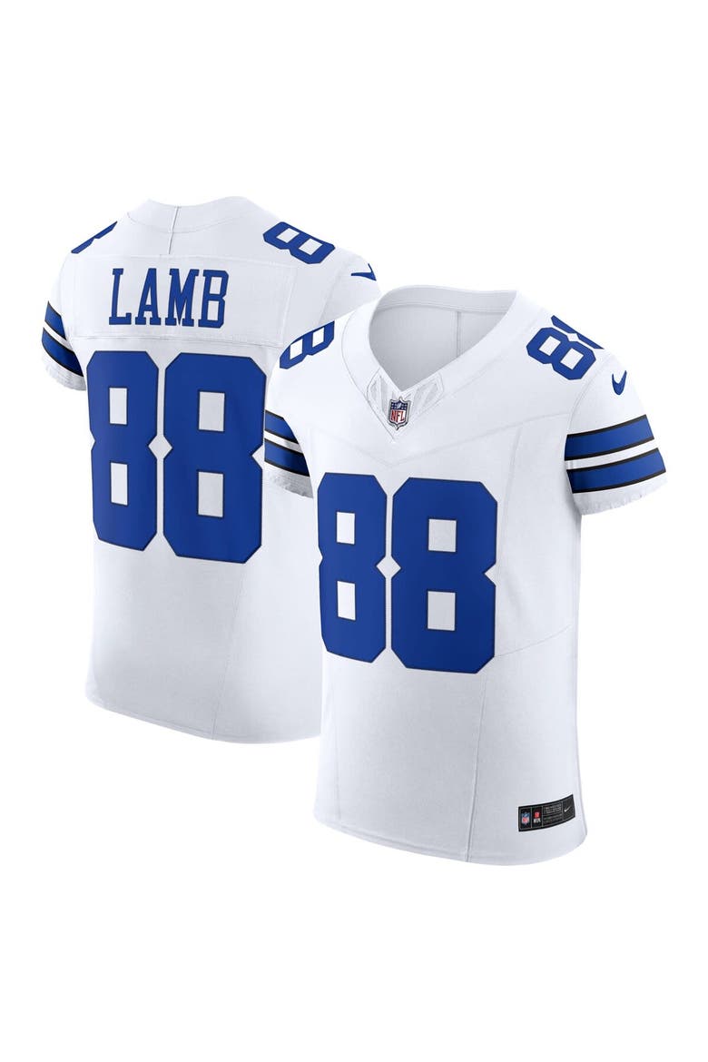 Men's Nike CeeDee Lamb White Dallas Cowboys Vapor F.U.S.E. Elite Jersey, Main, color, White