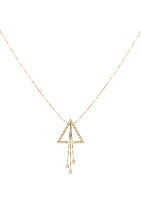 Skyline Diamond Lariat Necklace