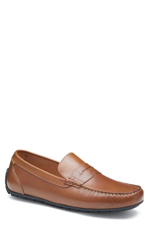 johnston&murphy ローファー johnston & murphy Johnston & Murphy Men's Locklin Woven Leather Slip On