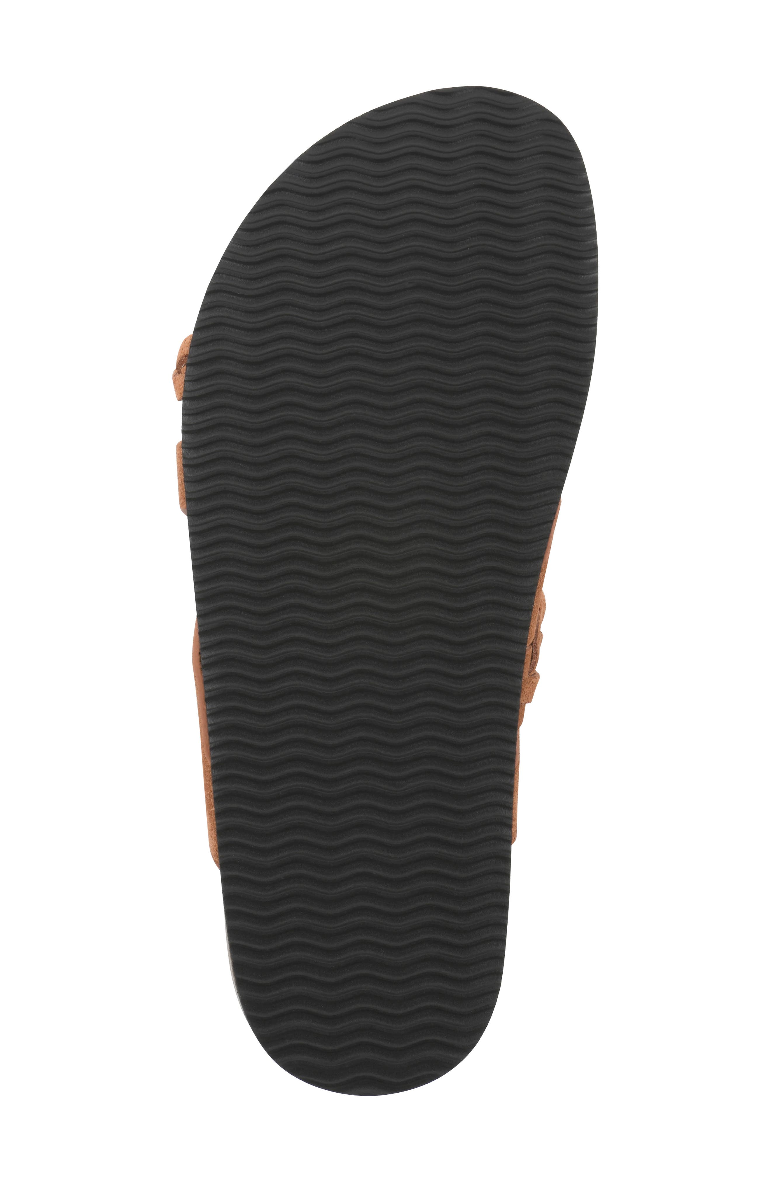 Halogen Slide Sandal, Alternate, color, PEACH COBBLER/ SUEDE