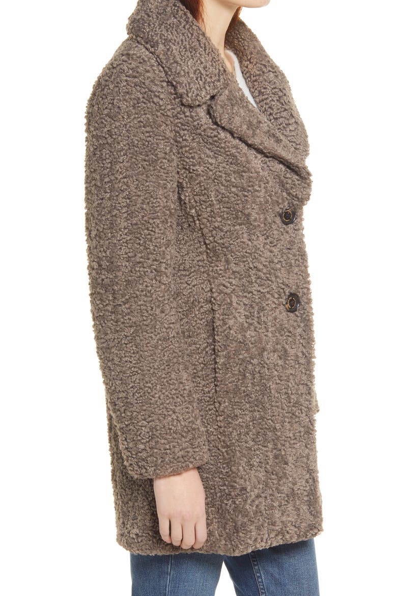 Faux Shearling Jacket, Alternate, color, MINK