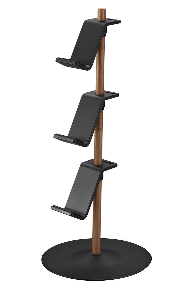 3-Tier Controller Stand, Main, color, BLACK