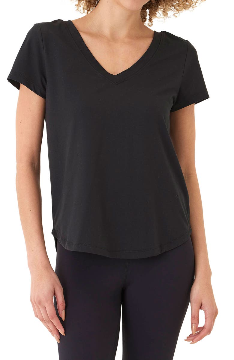 Threads 4 Thought Kristie Crisscross V-Neck T-Shirt, Main, color, 