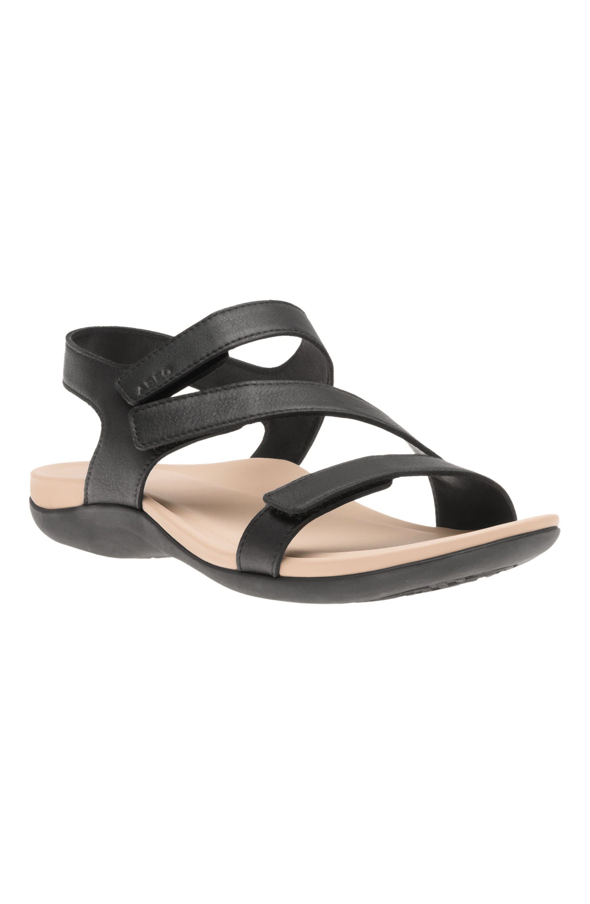ABEO Oasis Sandal, Main, color, Black - Regular