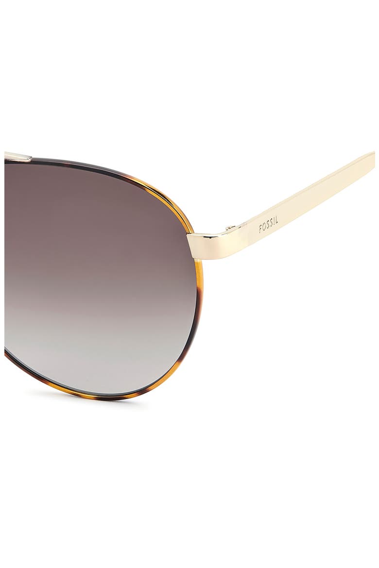 FOS 2172/G/S 59mm Gradient Navigator Sunglasses, Alternate, color, HAVANA GOLD/ BROWN SF