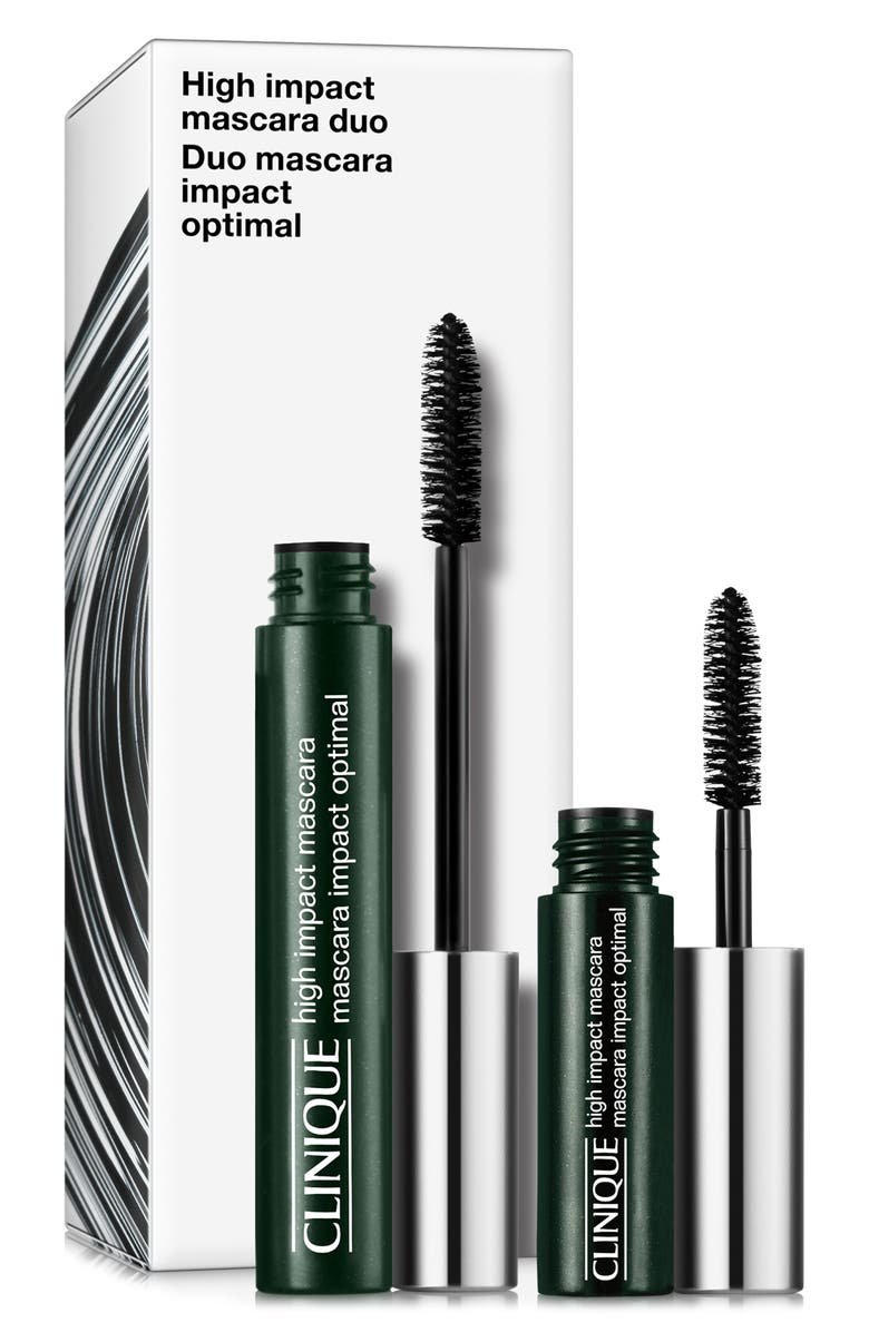 Clinique High Impact Mascara Home & Away Set (Limited Edition) $37 Value, Main, color, 