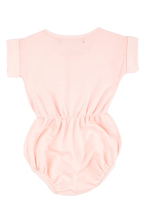 Miki Miette Judy Henley Romper In Seashell