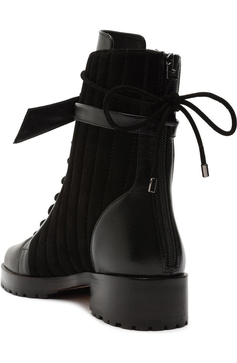 Alexandre Birman Clarita Quilted Combat Boot, Alternate, color,