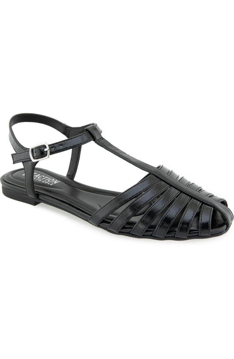 Reaction Kenneth Cole Moreno Fisherman Sandal, Main, color, Black