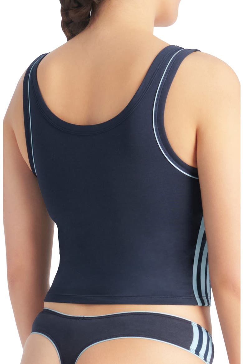 Comfort Flex Cotton Blend Crop Tank, Alternate, color, NIGHT INDIGO