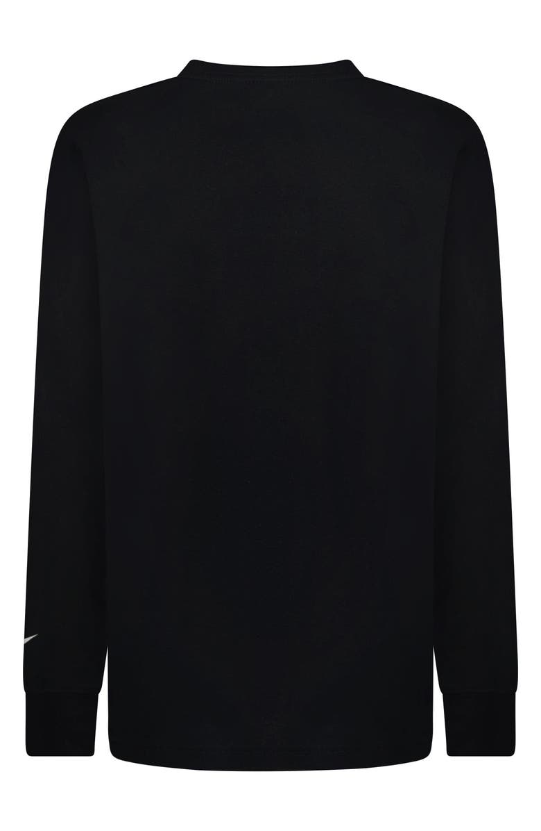 3 Brand Kids' Gradient Box Logo Long Sleeve T-Shirt, Alternate, color, 023Black