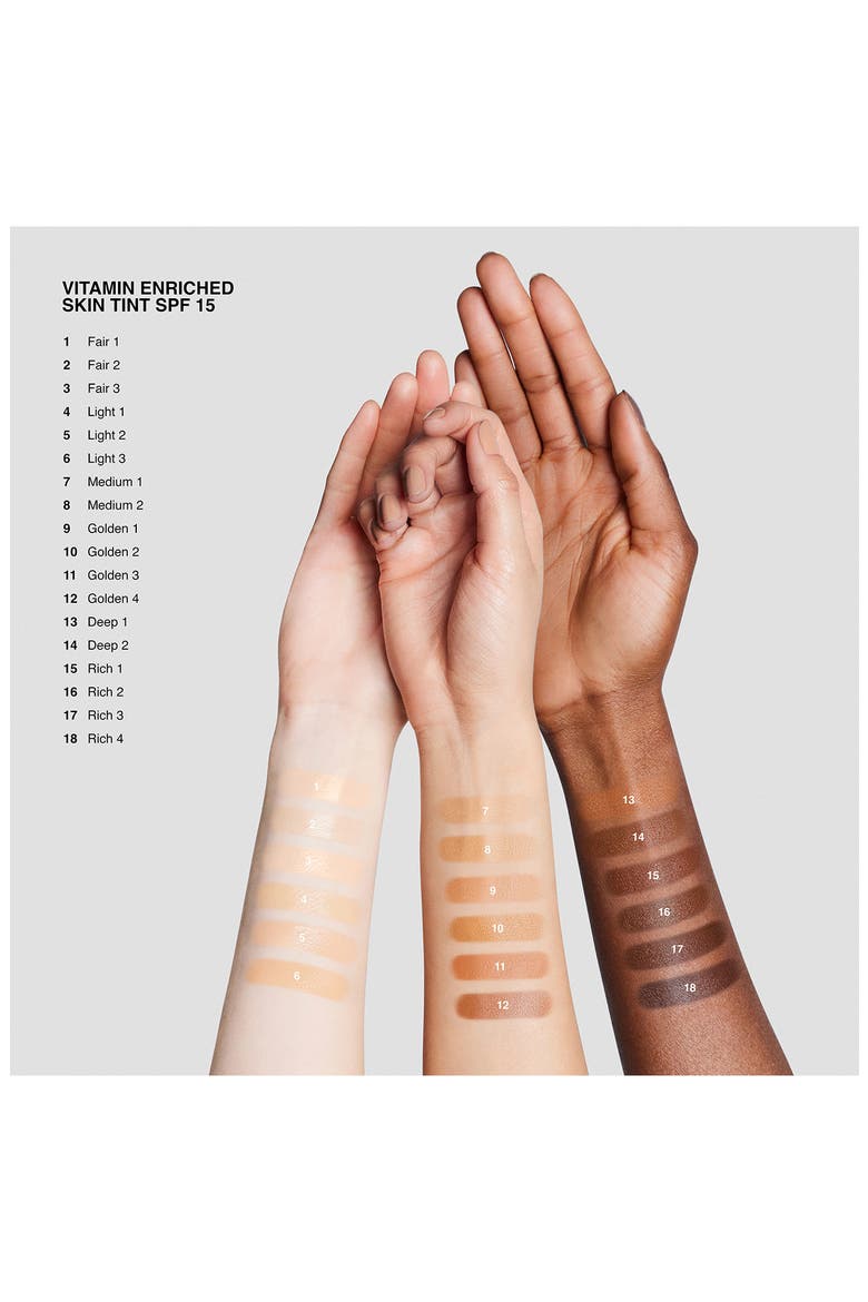 Vitamin Enriched Skin Tinted Moisturizer SPF 15, Alternate, color, GOLDEN 4