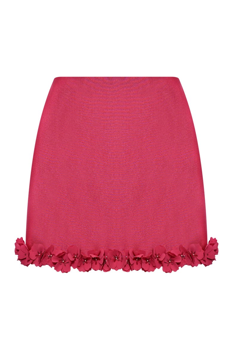 Sunstone Lycra Short Skirt, Alternate, color, DARK PINK