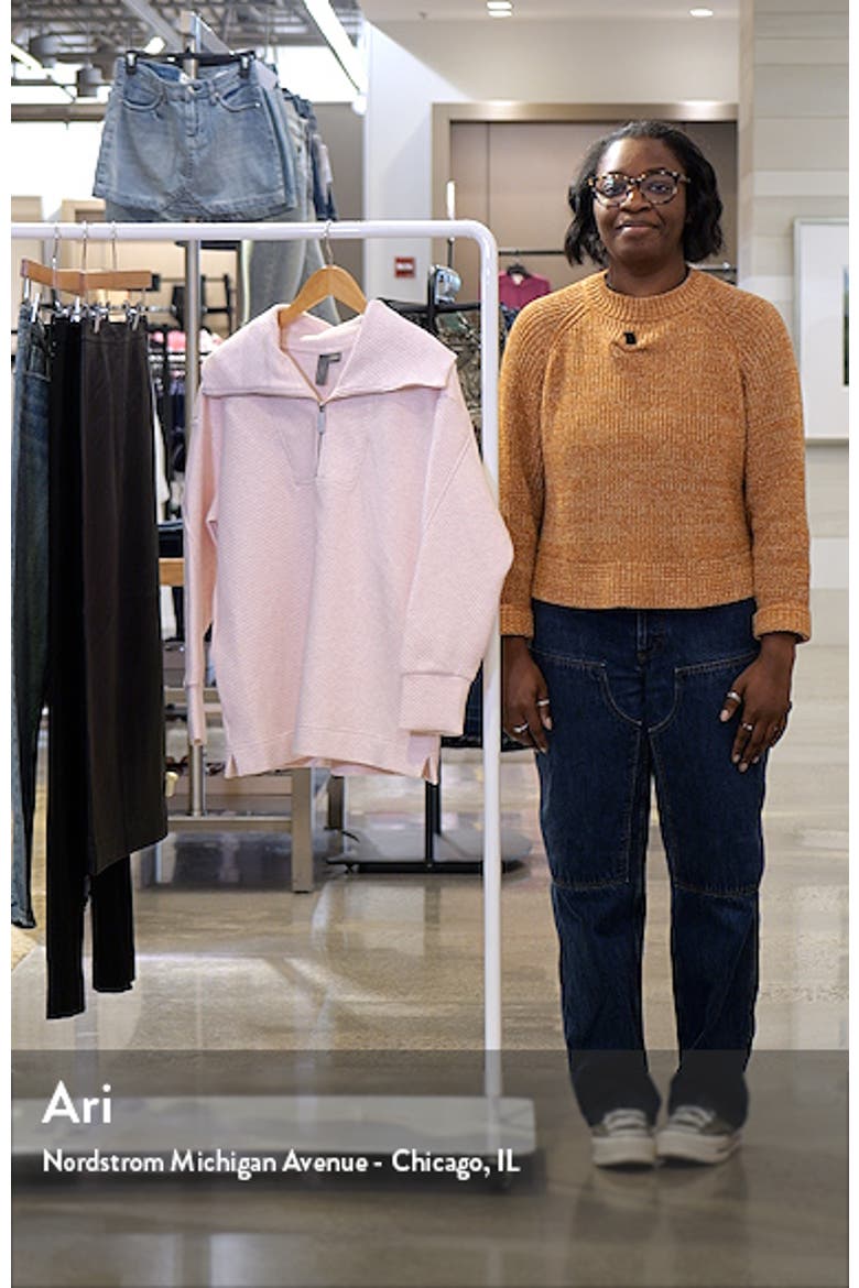 Radiant Oversize Half Zip Sweatshirt video