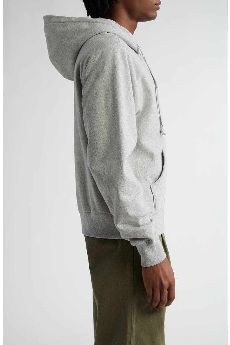 Lightweight Cotton Zip Hoodie, Alternate, color, HEATHER GREY
