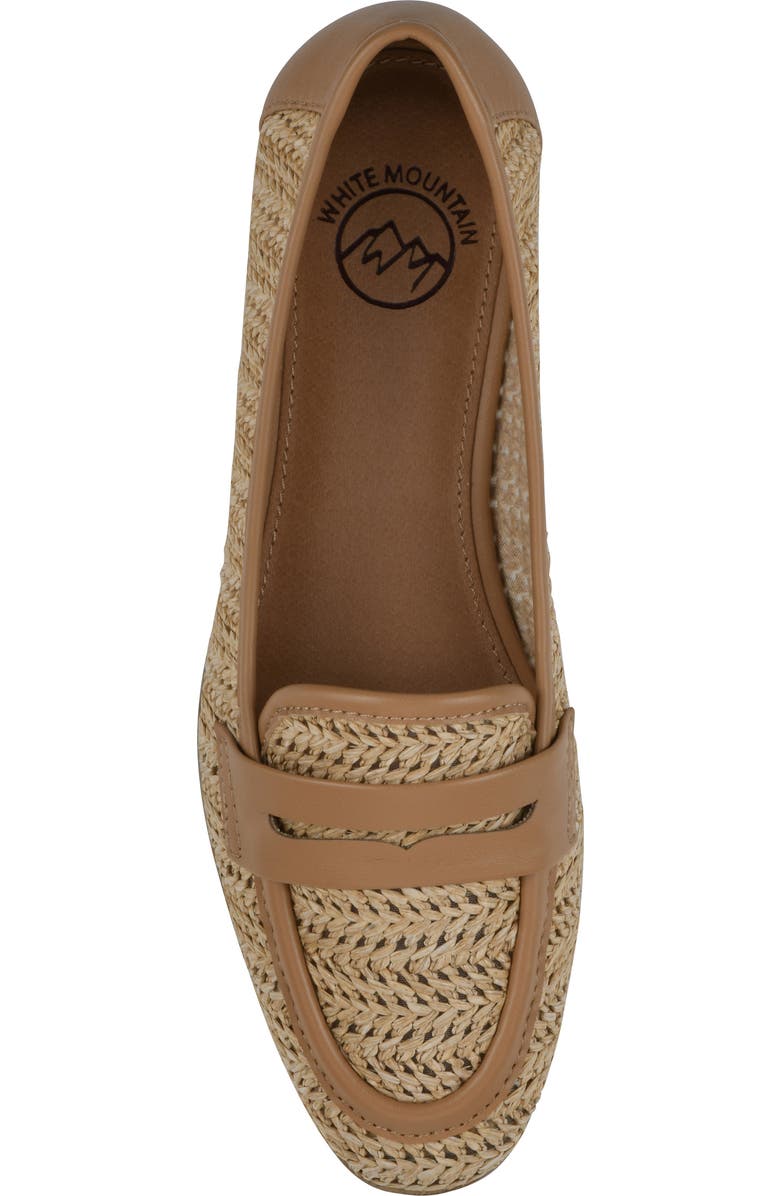 White Mountain Footwear North Loafer, Alternate, color, Dark Natural/ Smooth