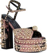 AZALEA WANG Hananiah Studded Platform Sandal