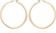 GUESS Gold-Tone Crystal Hoop Earrings