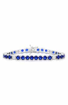 CHLOE AND MADISON 4mm Cubic Zirconia Tennis Bracelet