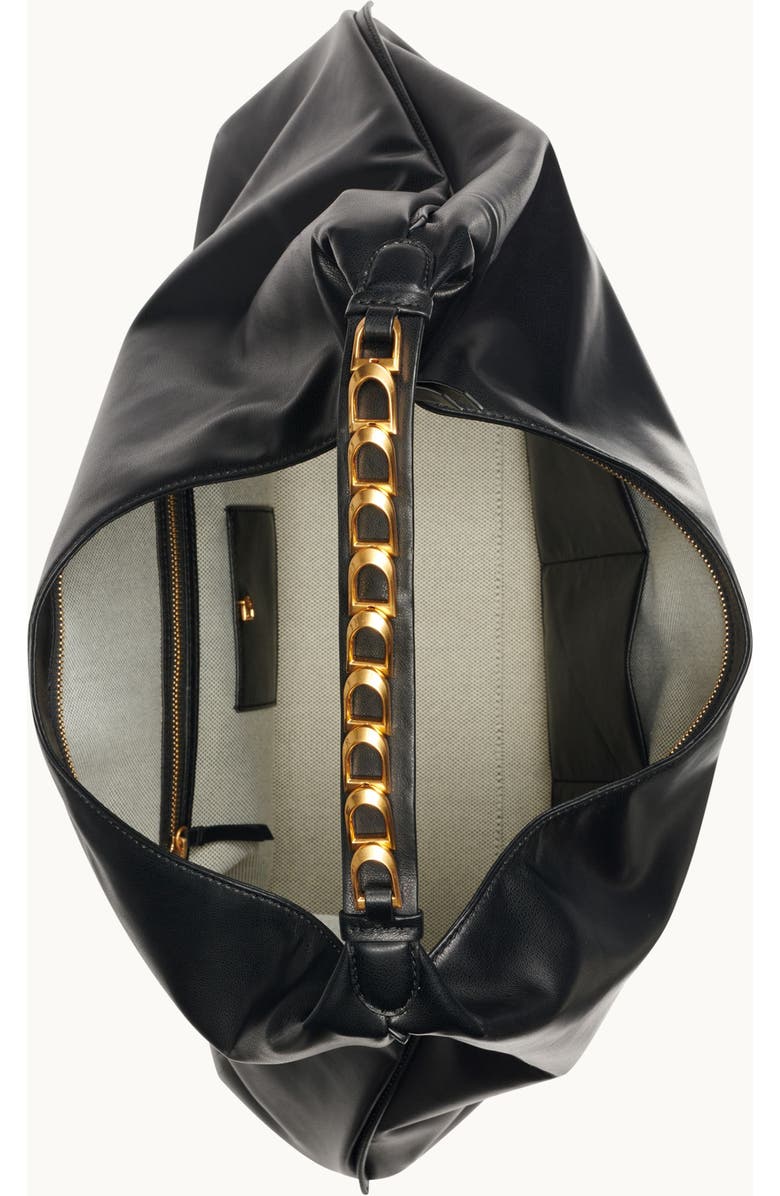 Donna Karan New York Bellmore Large Hobo, Alternate, color, Blk/Gold