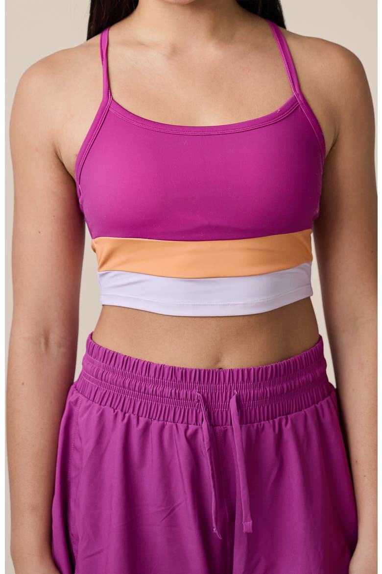 Colorblock Bra, Main, color, Hope