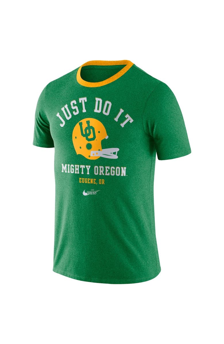 Nike Men's Nike Green Oregon Ducks Vault Helmet Tri-Blend T-Shirt, Alternate, color,