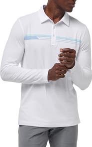 TravisMathew Course Mapper Long Sleeve Polo