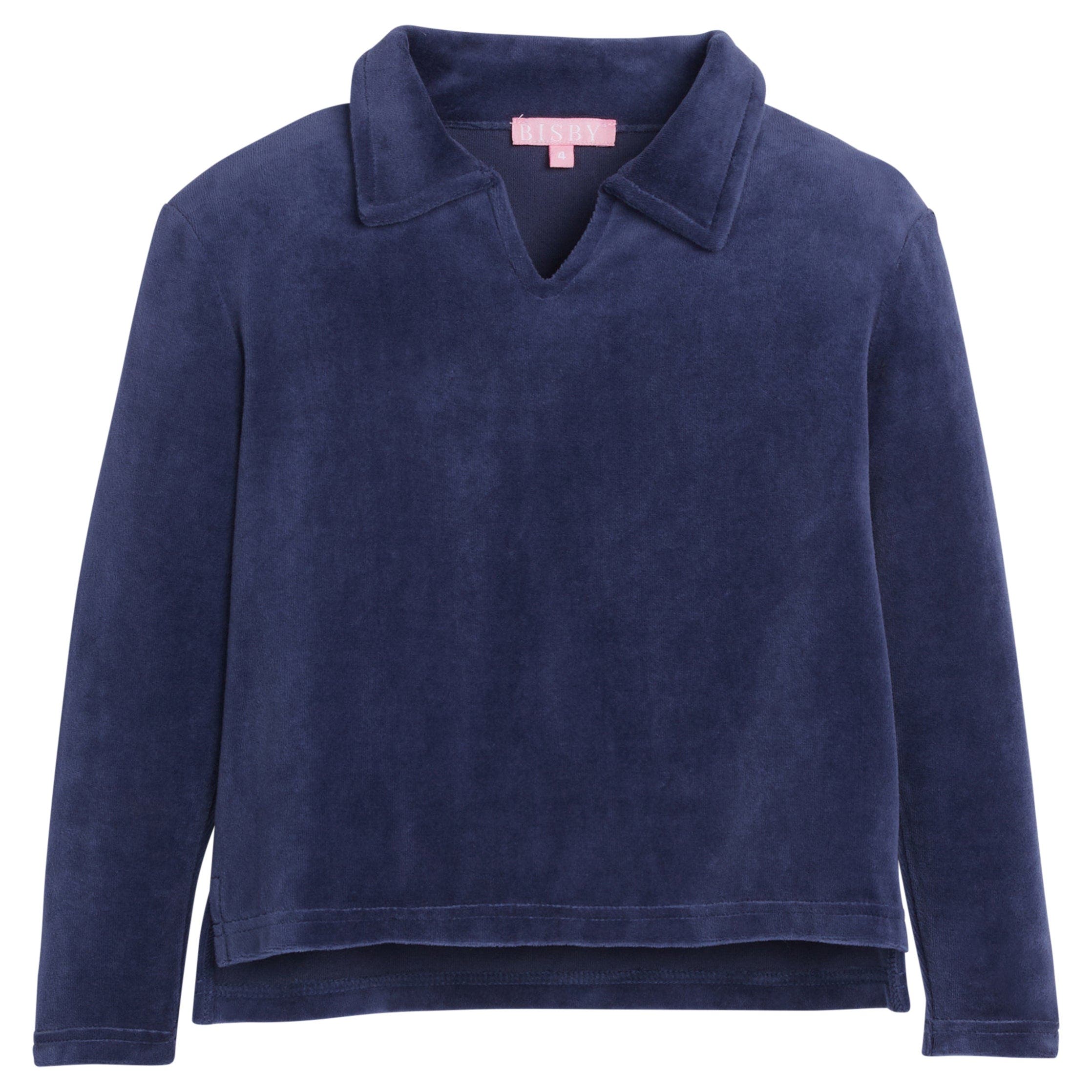 Navy Velour