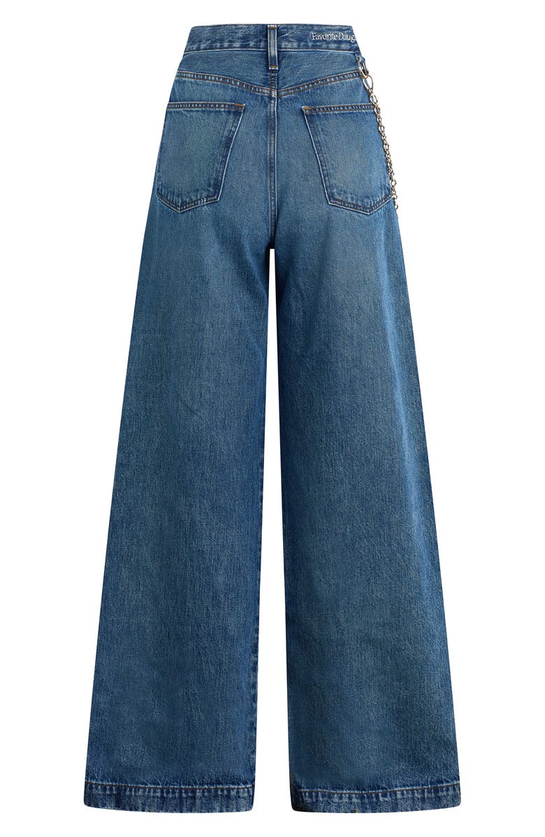 Favorite Daughter The Masha Superhigh Waist Wide Leg Jeans, Alternate, color, Dillion