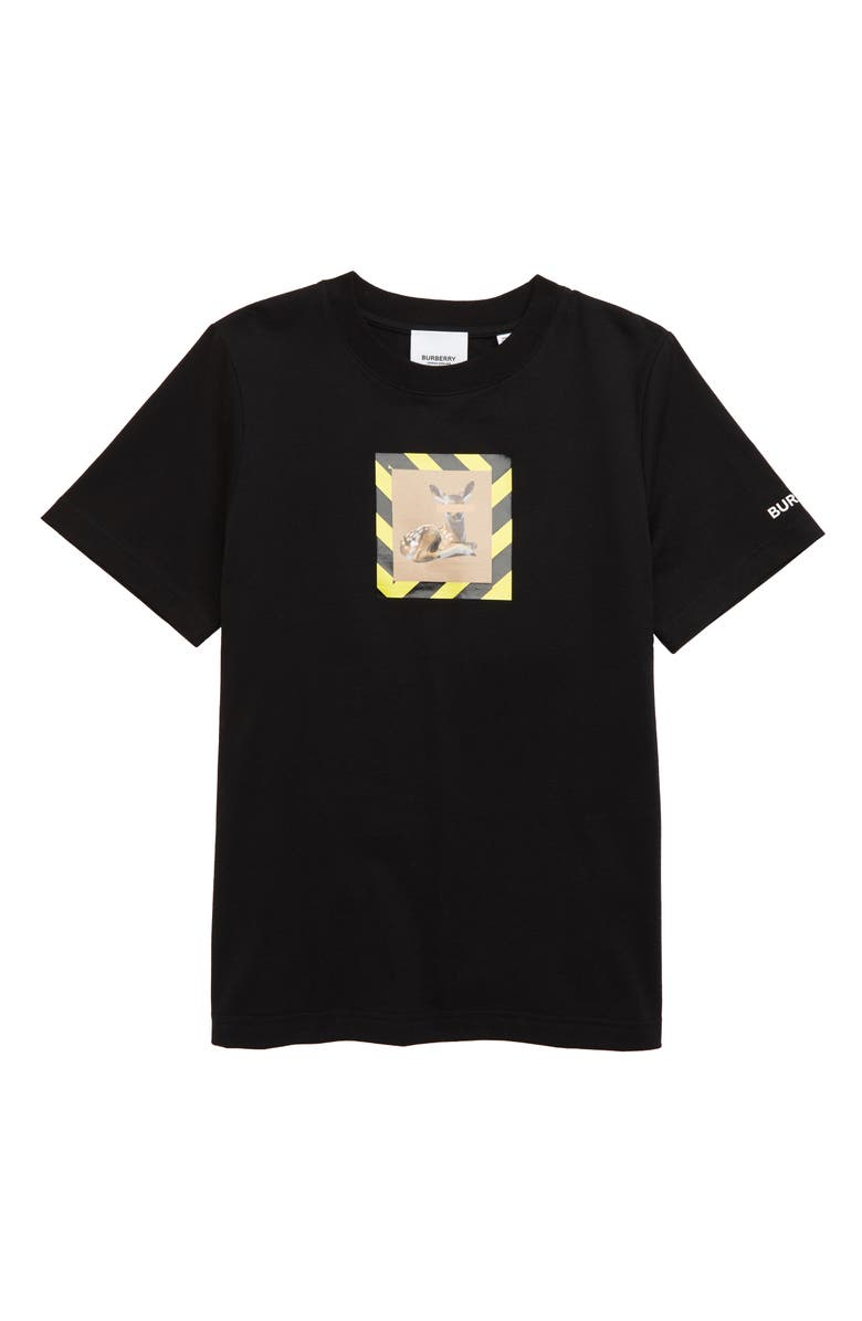 Burberry Renley Deer Graphic Tee, Main, color, 
