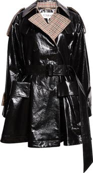 Chloé Linen & Virgin Wool Blend Riding Coat