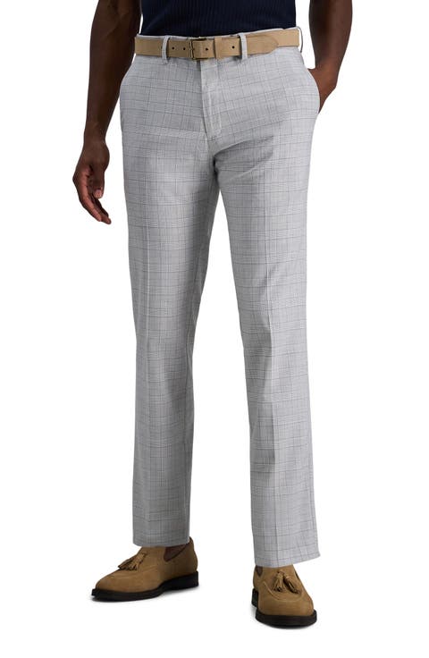 Glen Plaid Stretch Pants