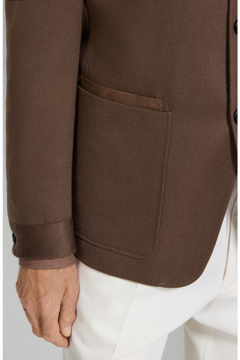 Oasi Cashmere Il Conte Jacket, Alternate, color, BROWN