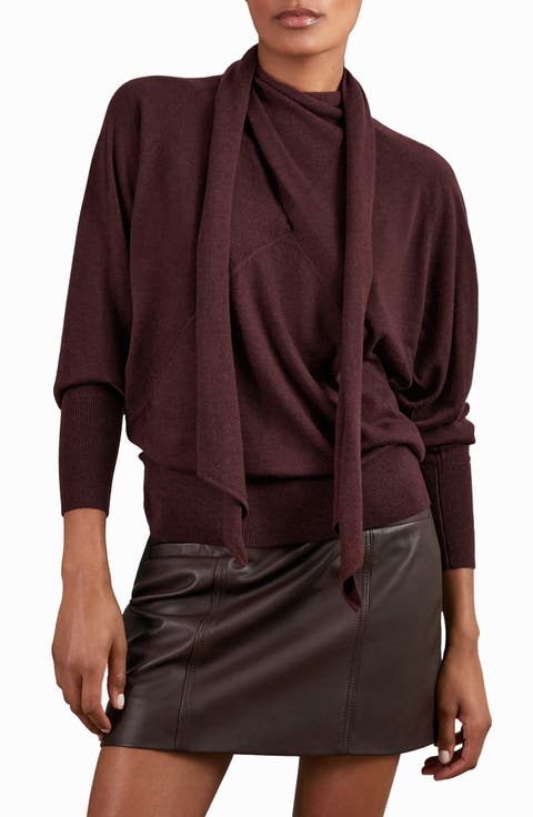 Alexis Scarf Wool Sweater