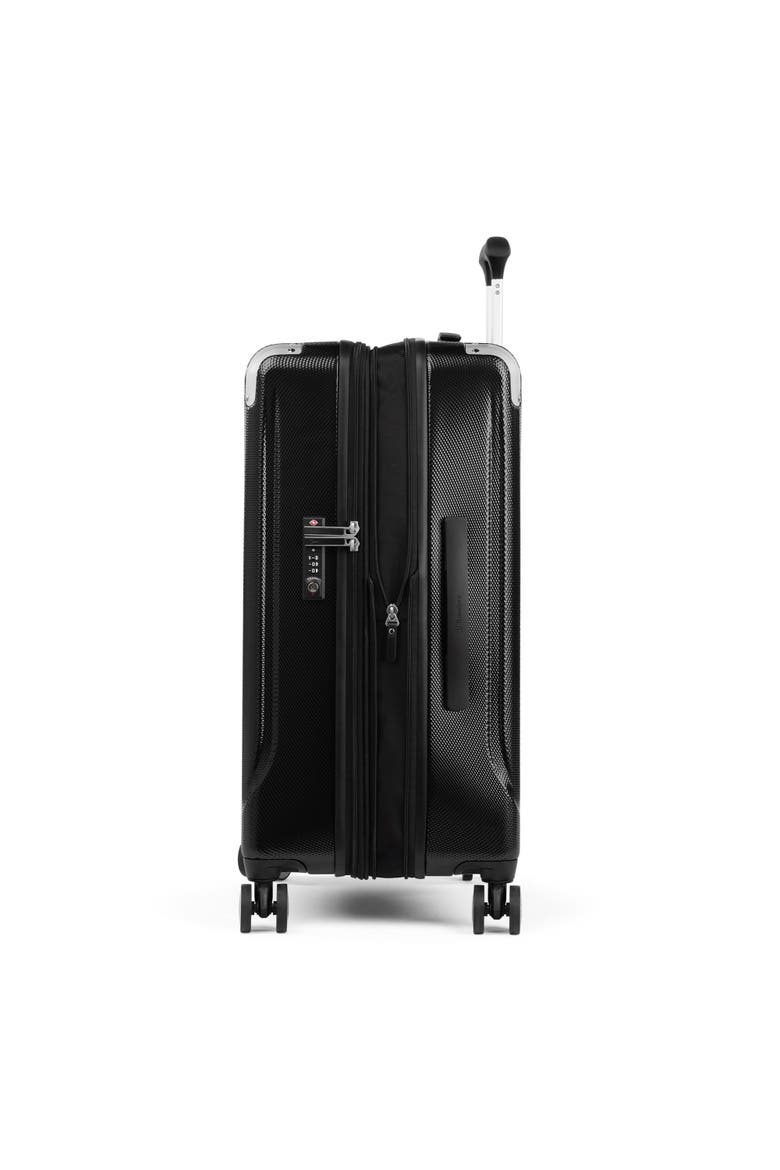 Pathways 3 Hardside Expandable 25" Medium Checked Spinner Luggage, Alternate, color, Black Knight