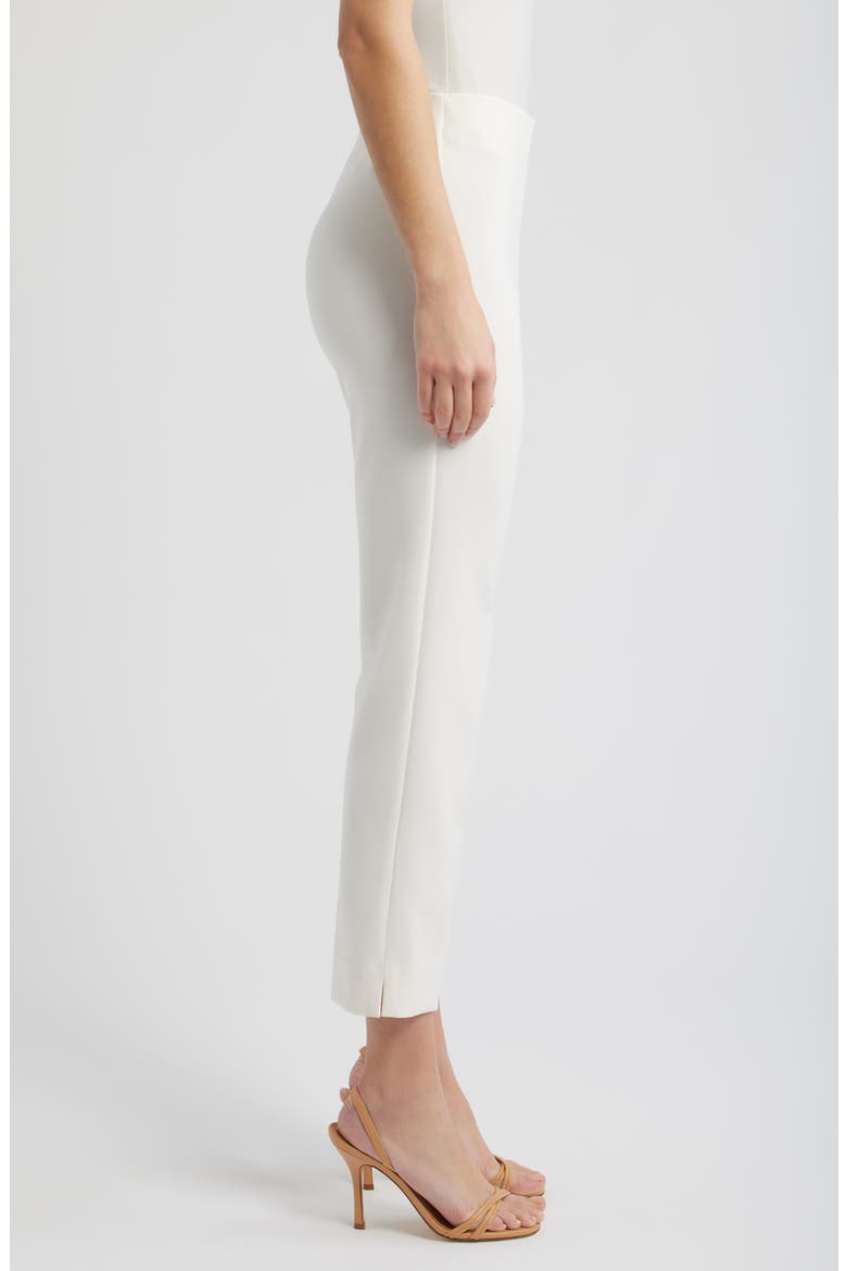Hollywood Waist Ankle Pull-On Pants, Alternate, color, WHITE DOVE