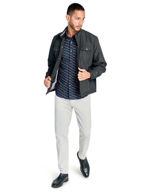 Construct Solid Hybrid Field Jacket In Black