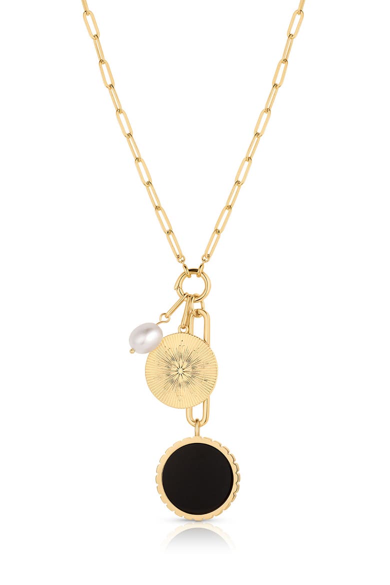 Solario Necklace, Main, color, ONYX