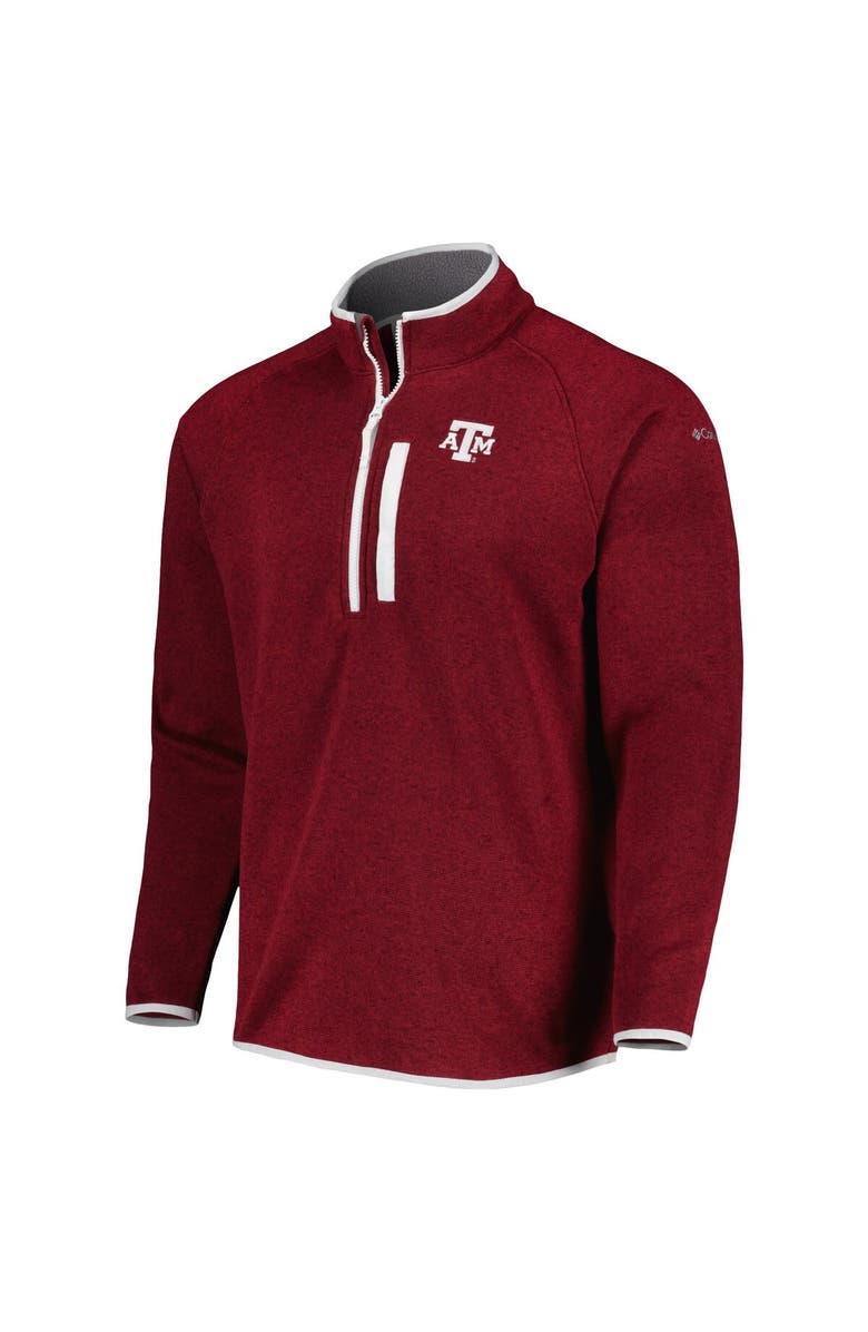 Columbia Men's Columbia Maroon Texas A&M Aggies Canyon Point Raglan Half-Zip Top, Alternate, color, Maroon
