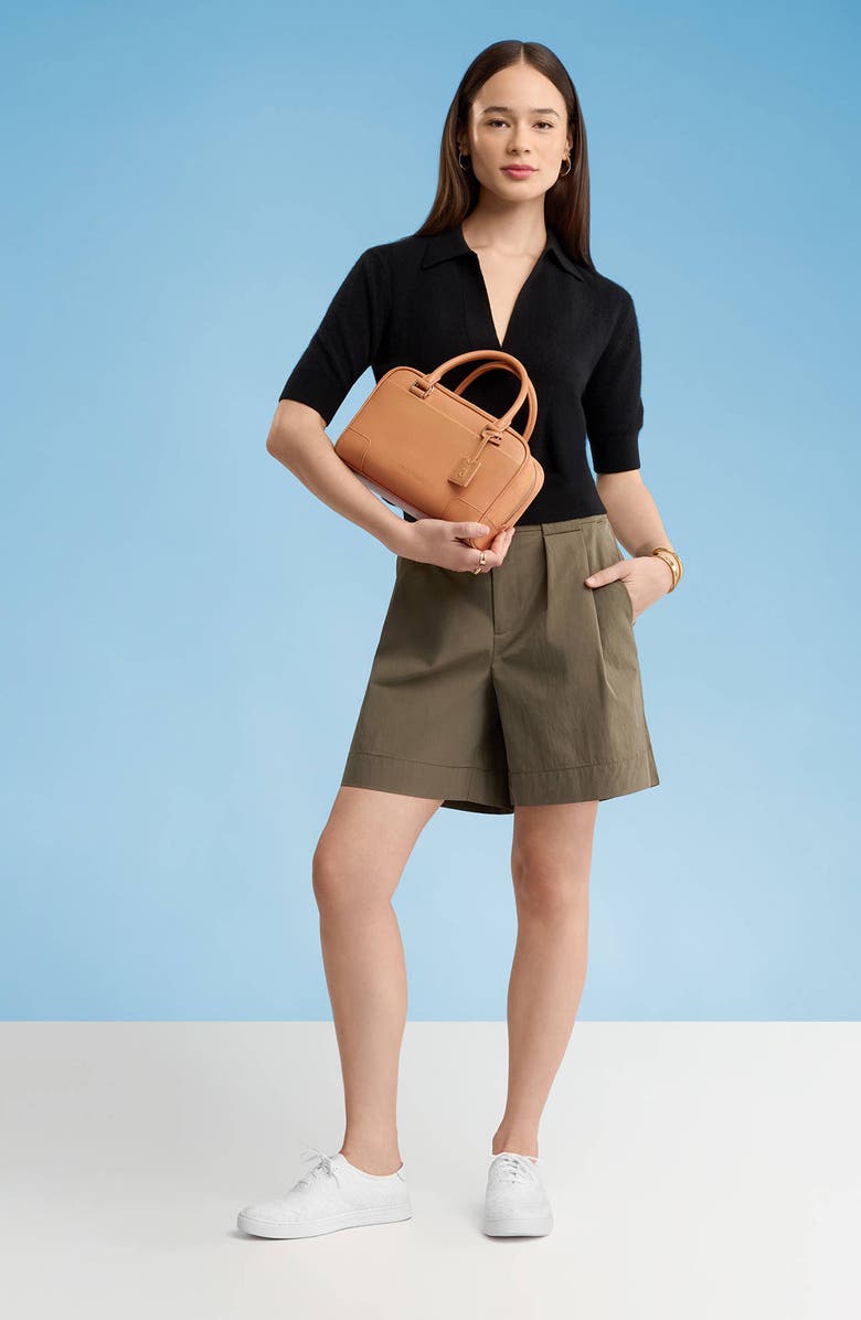 Cole Haan Small Beverly Leather Satchel, Alternate, color,