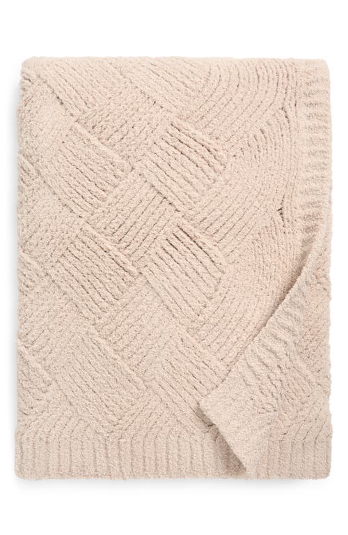 Barefoot Dreams Cozychic™ Diamond Weave Blanket In Neutral
