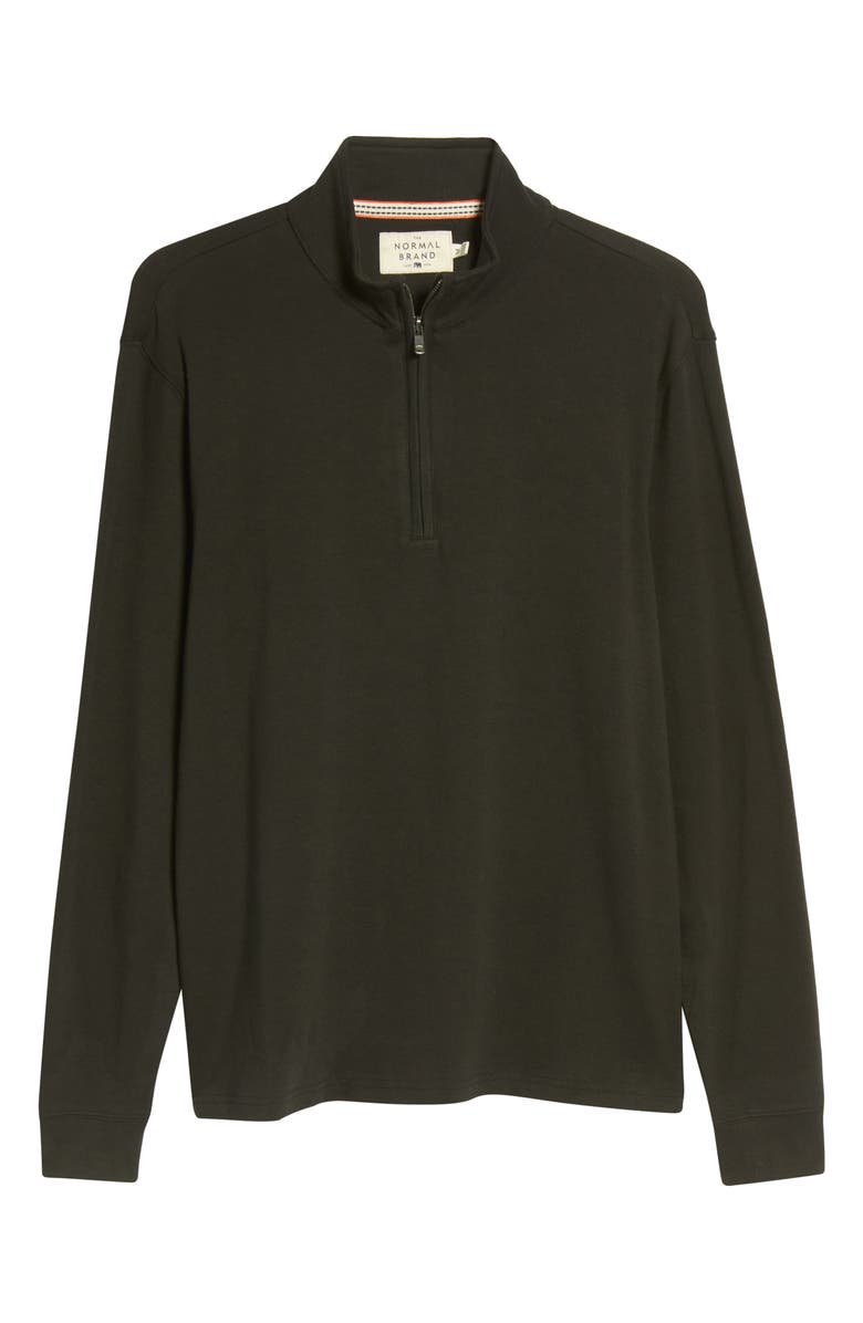 The Normal Brand Puremeso Quarter Zip Pullover, Alternate, color, 