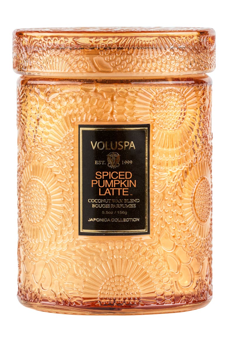 Spiced Pumpkin Latte Small Jar Candle, Main, color, SPICED PUMPKIN LATTE